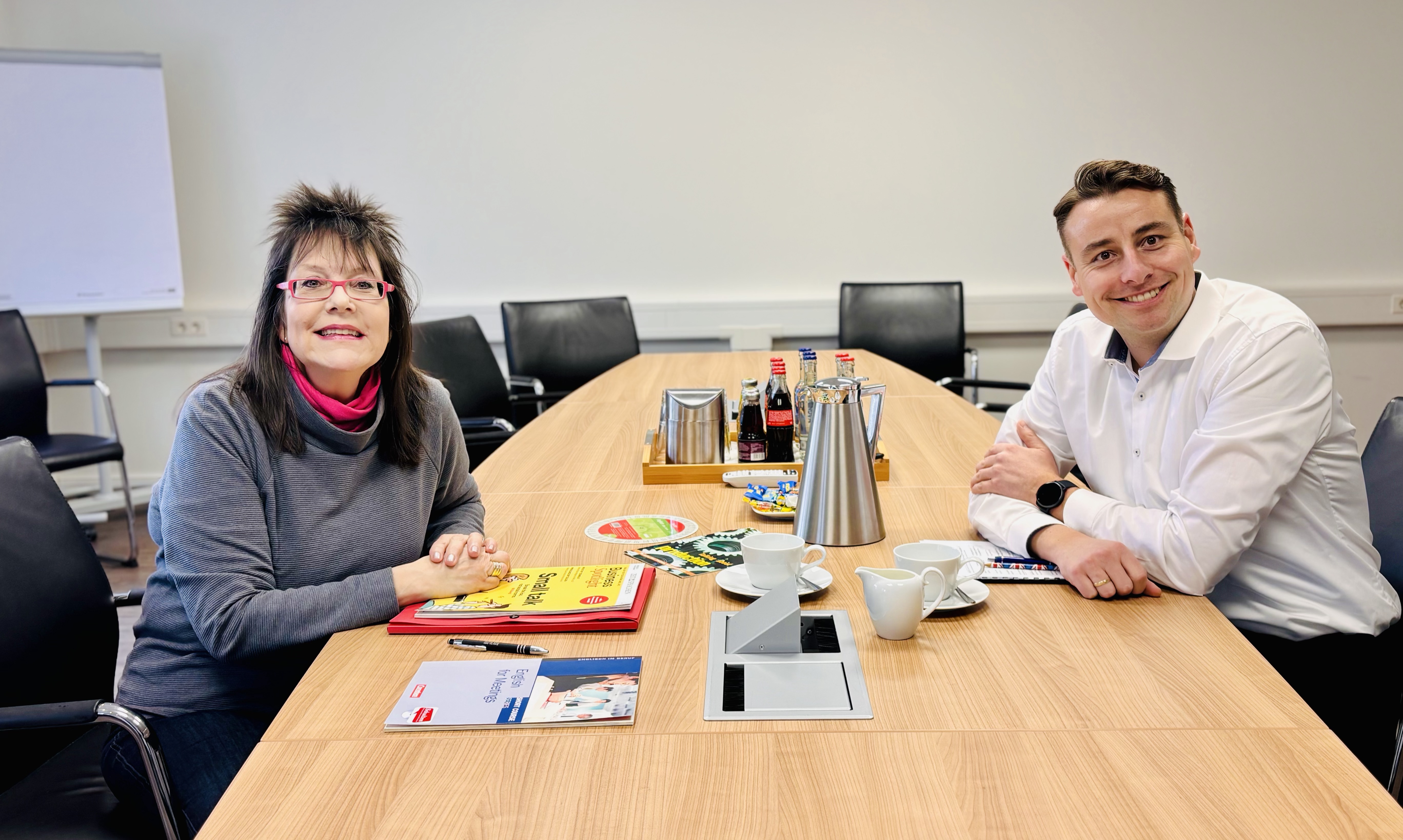 Jannick Lingmann und Susanne Schulten